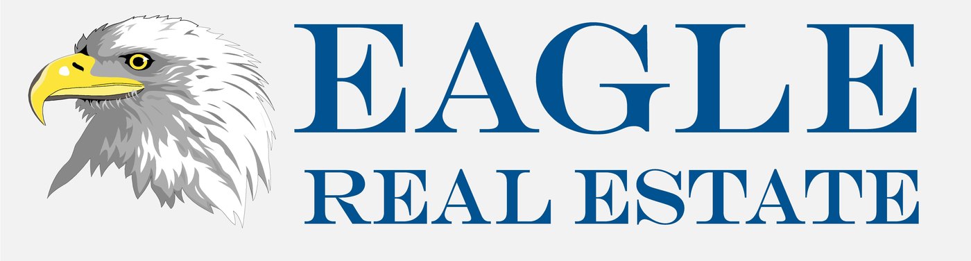 Eagle Real Estate logo with a bald eagle