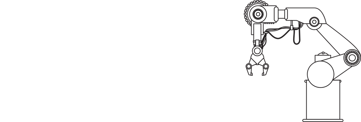 PNM Automation logo with a robotic arm